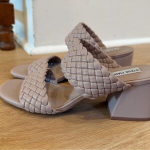 Steve Madden Braided Heels in Beige size 10 new